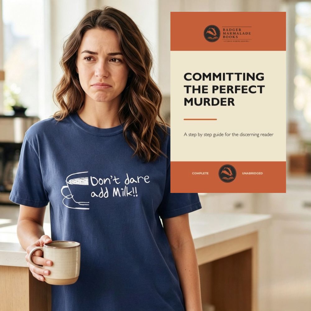 Committing the Perfect Murder, styled advertising image