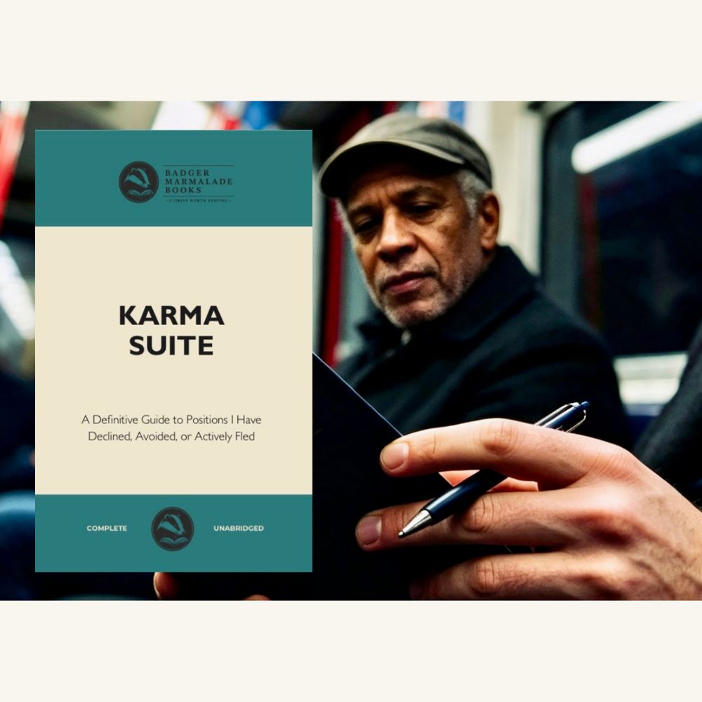 Karma Suite, styled advertising image